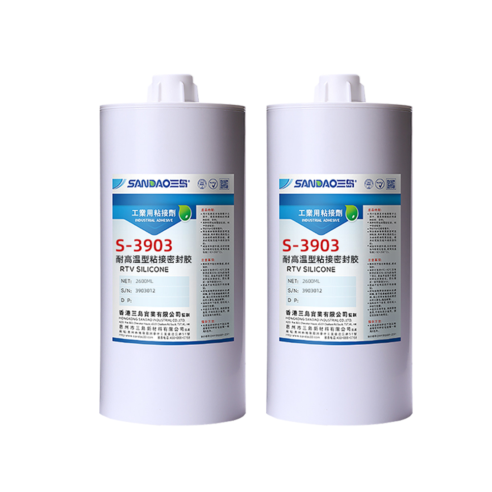 S-3903 Rød høj temperatur resistent enkeltkomponent stuetemperatur sulfid silikone gummi 2.6L