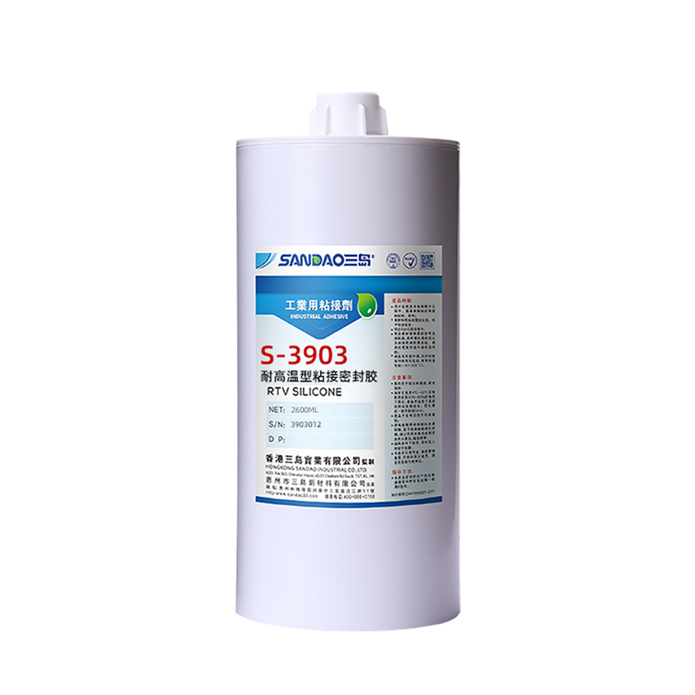 S-3903 Rød høj temperatur resistent enkeltkomponent stuetemperatur sulfid silikone gummi 2.6L